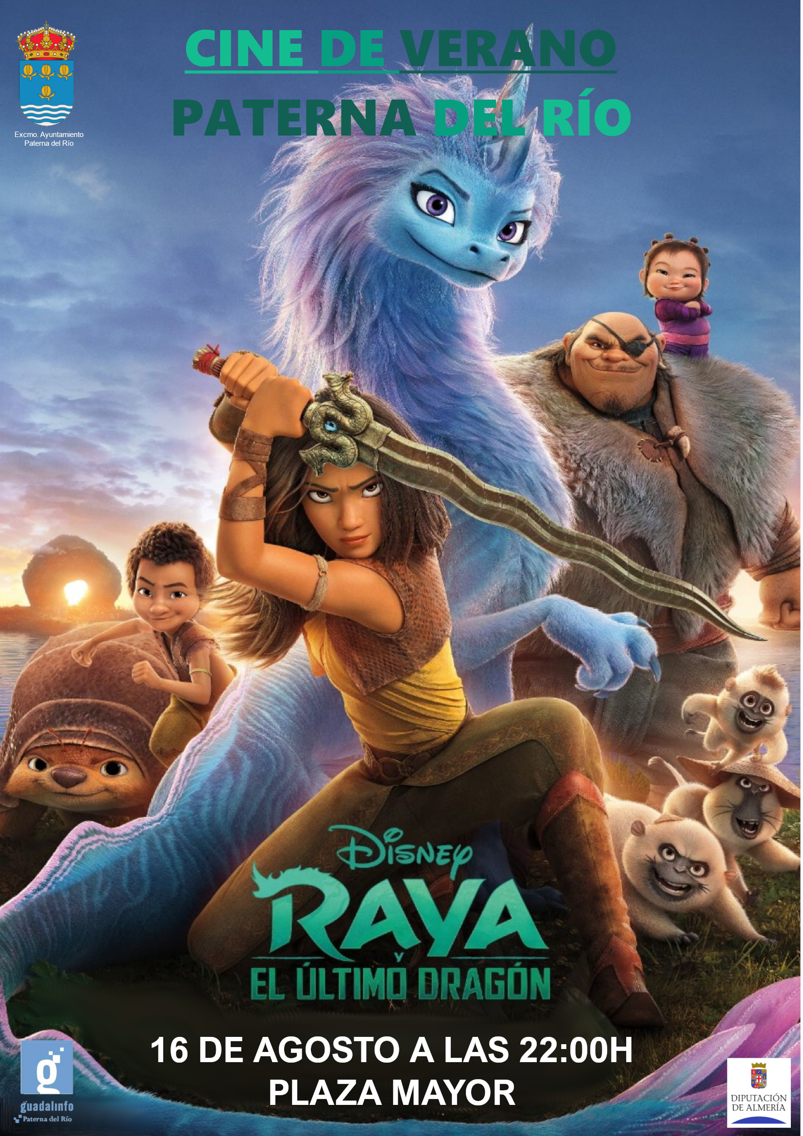 Cartel publicidad cine de verano Raya