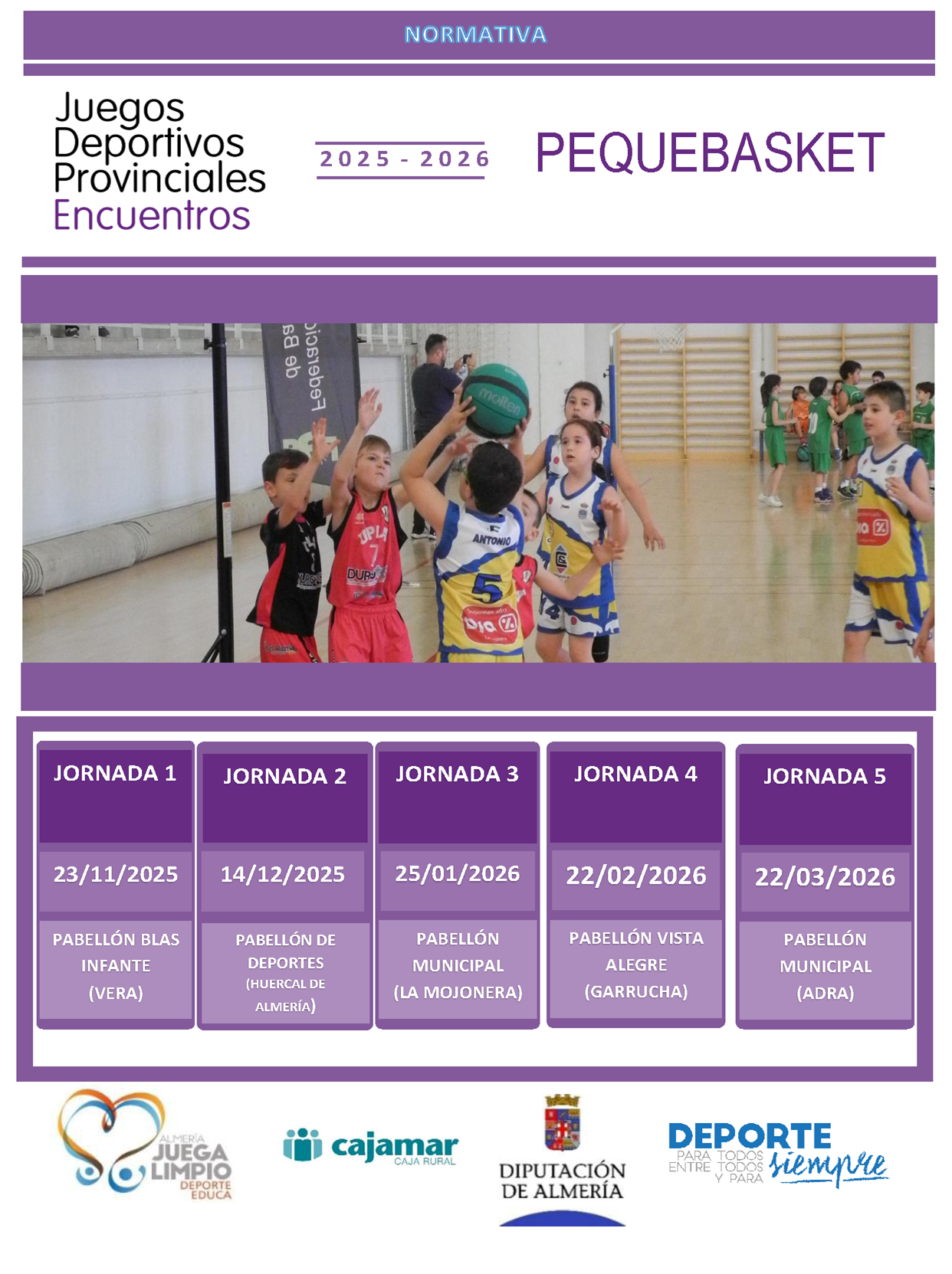 Encuentros Educativos de Promoción de Peque-basket. Vera 23-11-25